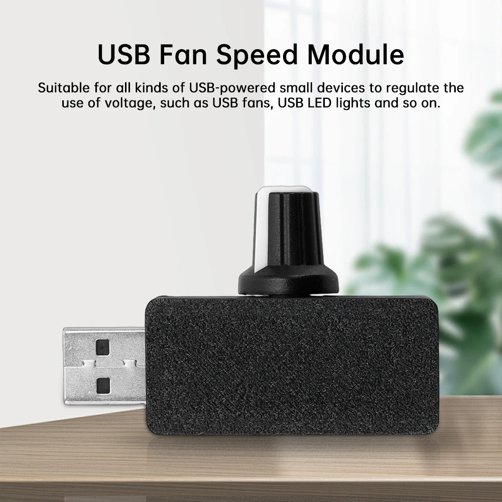 USB-A Speed Controller USB Fan Governor for Small USB Device Voltage Regulation Module