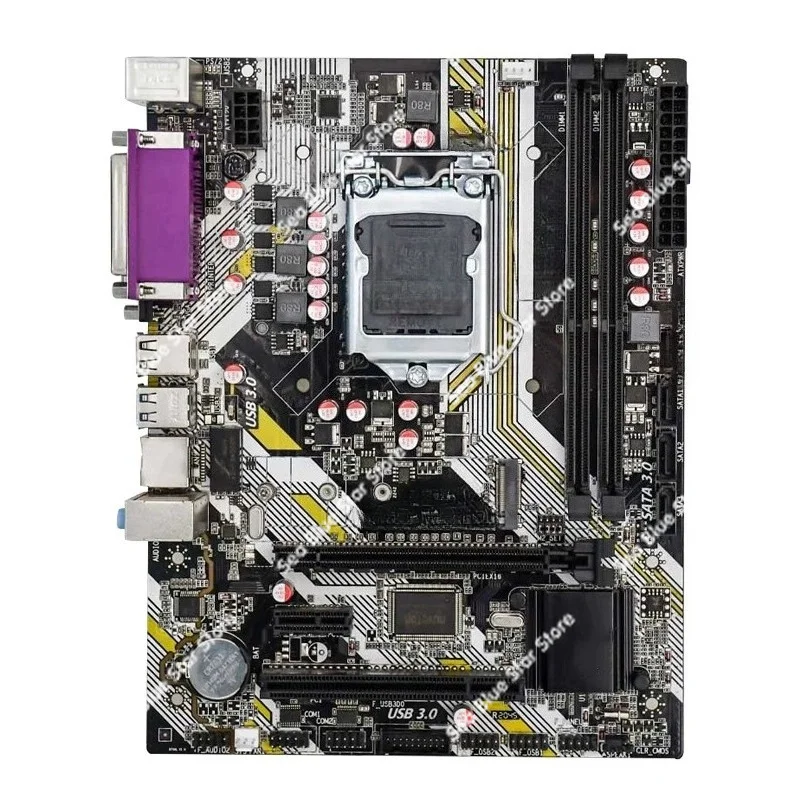 New computer main board B75 1155 industrial control computer main board printing port PCI slot marking machine