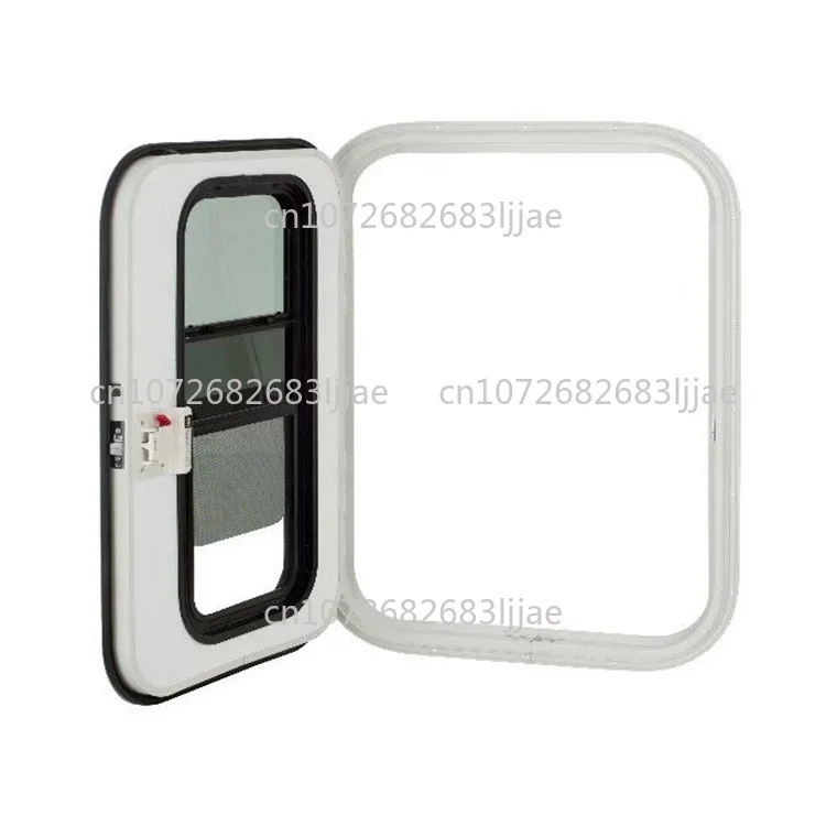 620*1250mm RV Camping Aluminum Alloy Teardrop Trailer Door with Lifting Window