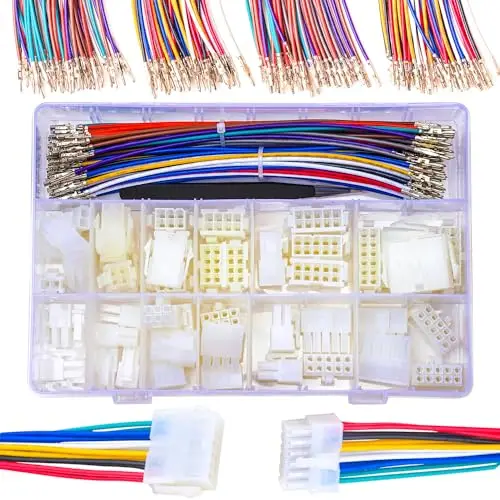 MX4.2 4.2mm Cable Connector Kit, Molex 5557 5559 Mini-Fit Jr 4.2mm Pitch Dual Row 2 * 1/2/3/4/5/6Pin (SH-MX4.2-Dual)