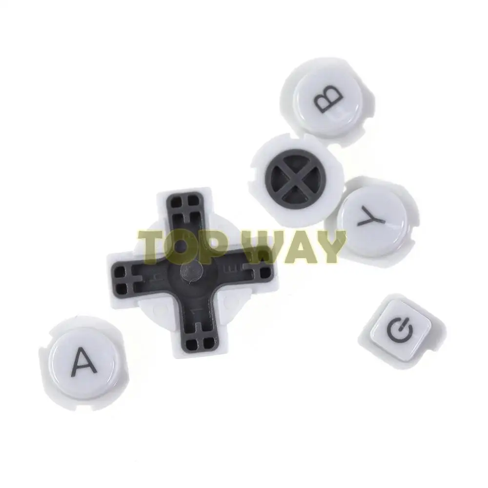 5 Juegos de alta calidad para Nintendo 3DS ABXY botón con reemplazo de botón de dirección cruzada para 3DS A B X Y