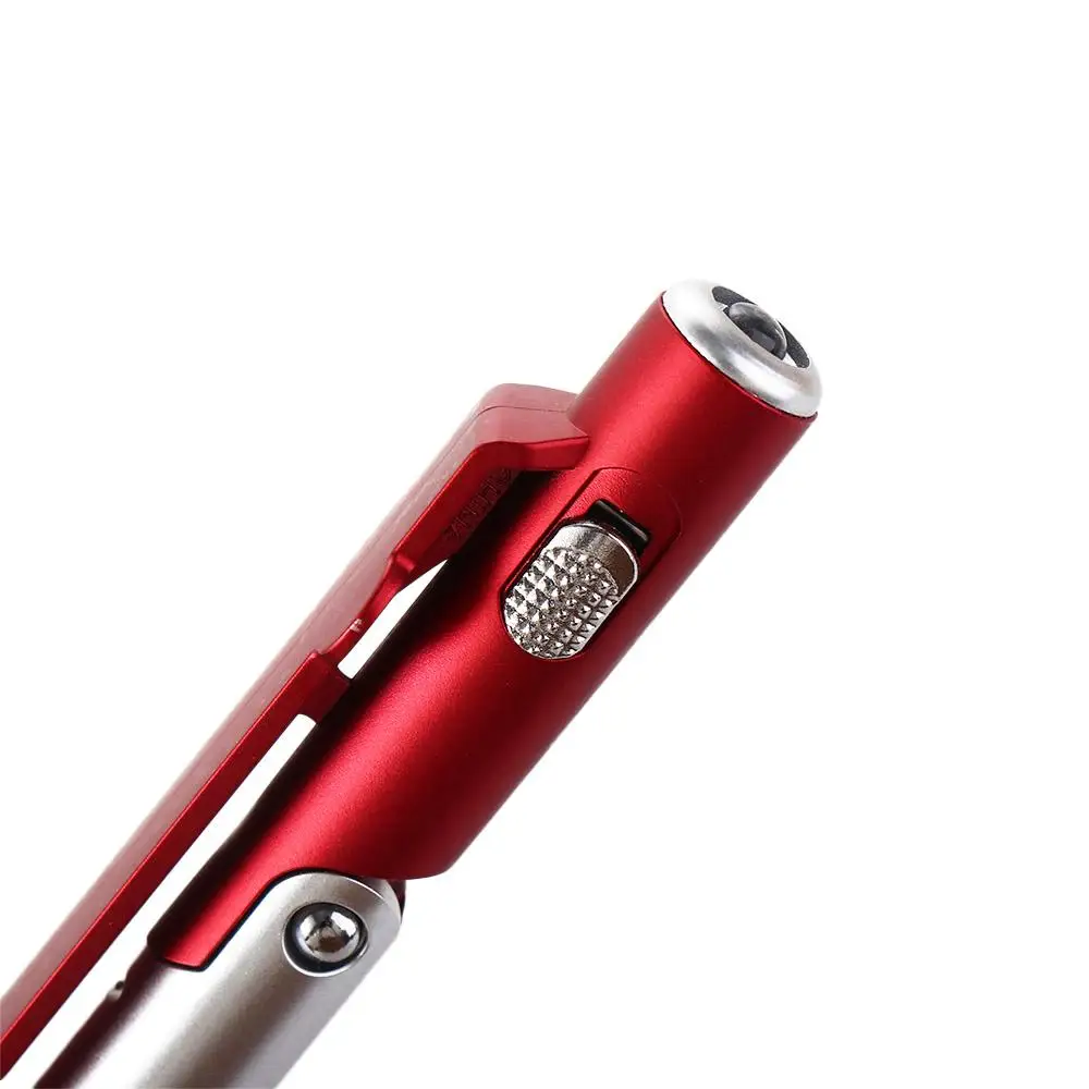 

Multifunctional Foldable Students Stationery Night Reading Stylus Pen Cellphone Holder Ballpoint Pen with LED Light Writing Pen