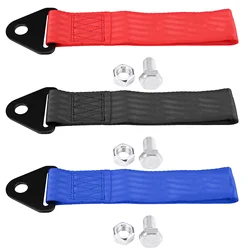 Universal High Strength Racing Car Tow Strap Tow Rope for Front Rear Bumper Towing Hook