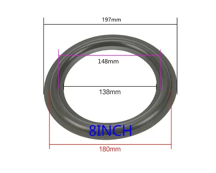 GHXAMP 8 INCH 197mm 180mm 148mm 138mm Loudspeaker Foam Suspension Repair 1Pairs