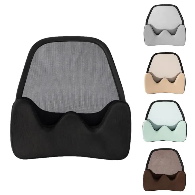 Car Seat Lumber Back Support Car Seat Cushions Memory foam cushion Pillow Lower Back Support Breathable Lumbar Support Cushion