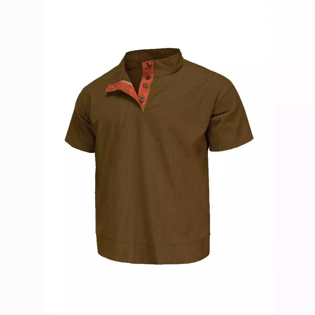 

Мужская повседневная хлопковая бархатная футболка Overhead ort Sve irt Briti Sle Color Невыцветающая Обычная све Fit All Se...