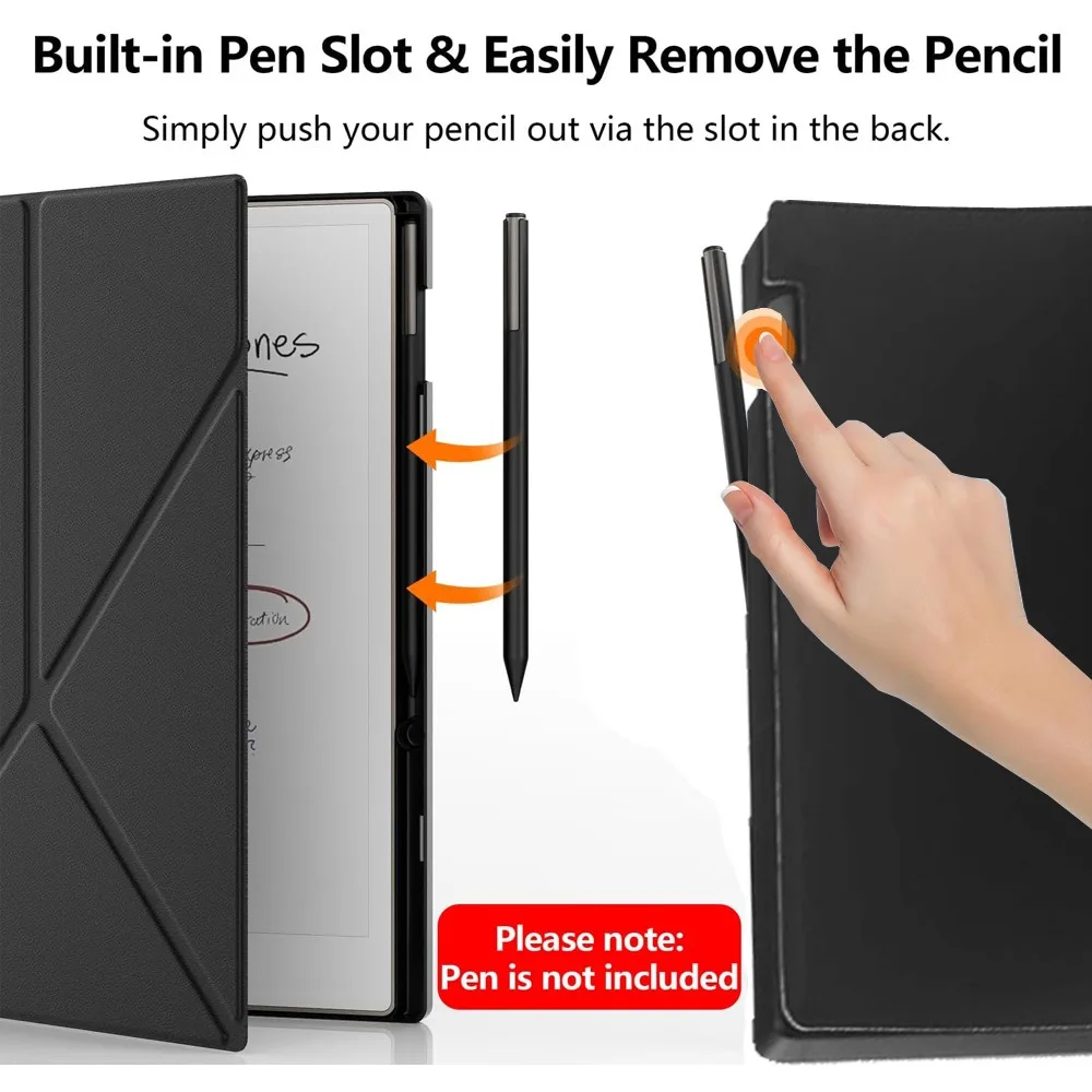 Suitable for reMarkable Paper Pro 11.8 "2024 Tablet Protective Leather Cover Folding Stand Shell