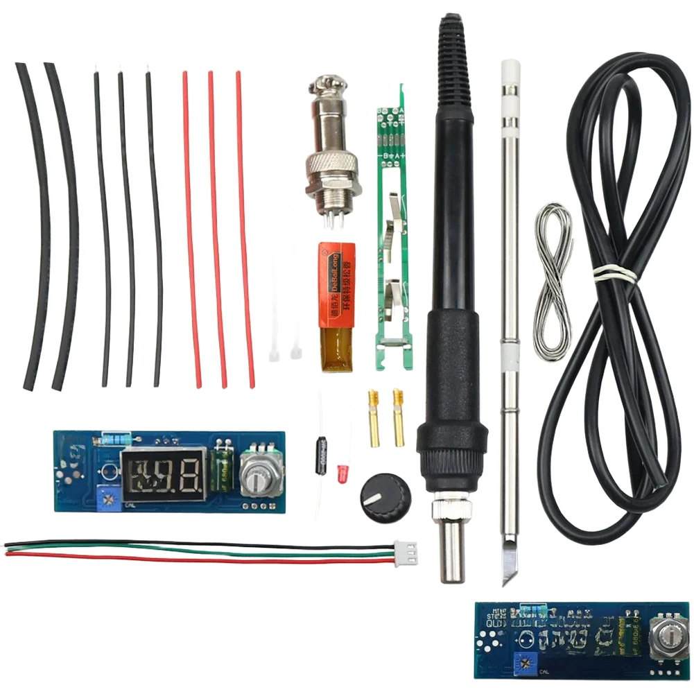 STC-T12 Soldering Iron Station Kit with LED Digital Monitor and Adjustable Temperature Control for Precise Electronic Soldering
