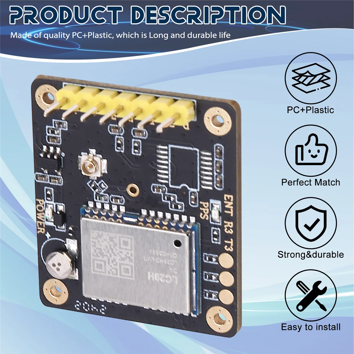 N16R High Precision RTK Base Station Board Quectel LC29H Dual Frequency L1/L5 Positioning Module Output RTCM Data LC29HDA