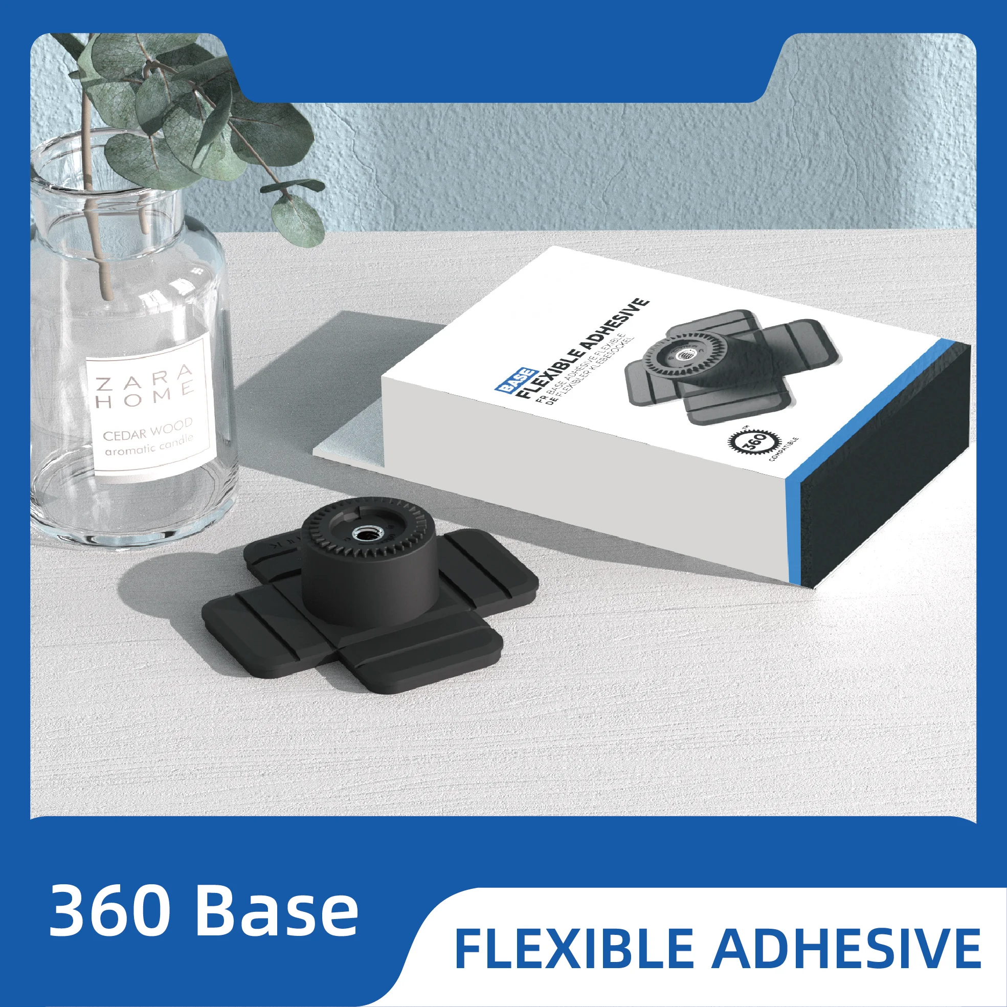 360 Base - Flexible Adhesive 360 kit builder phone mounts