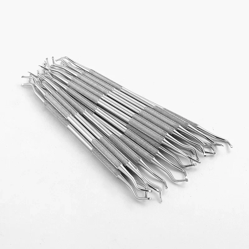 1pce/Stainless Steel Double Ends Dentist Teeth Clean Hygiene  Probe hook Pick Dental Tool Products