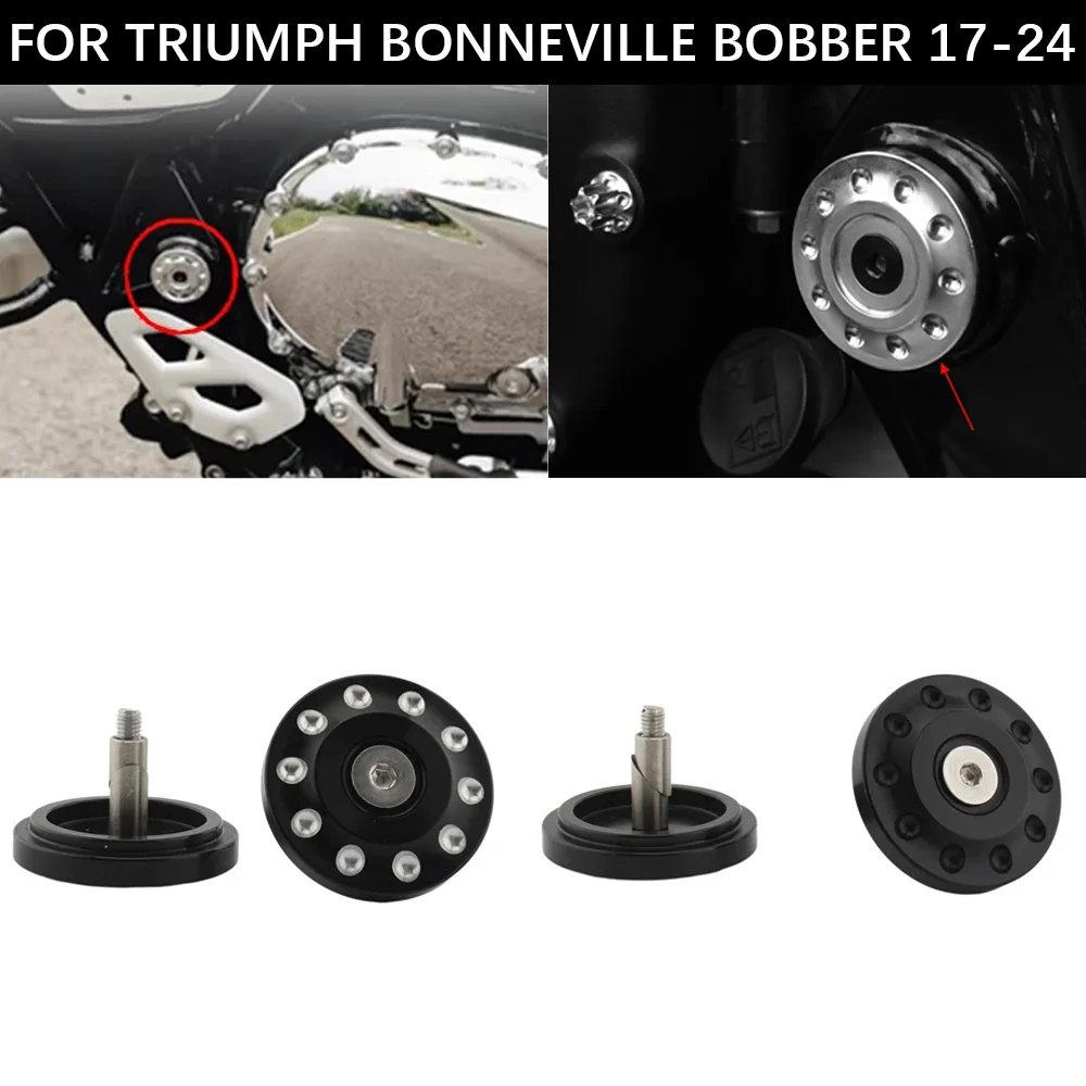 

Frame Hole Cap For Triumph BONNEVILLE BOBBER T120V 900 SCRAMBLER 1200 XC XE STREET CUP SCRAMBLER Street Twin 2016-2024