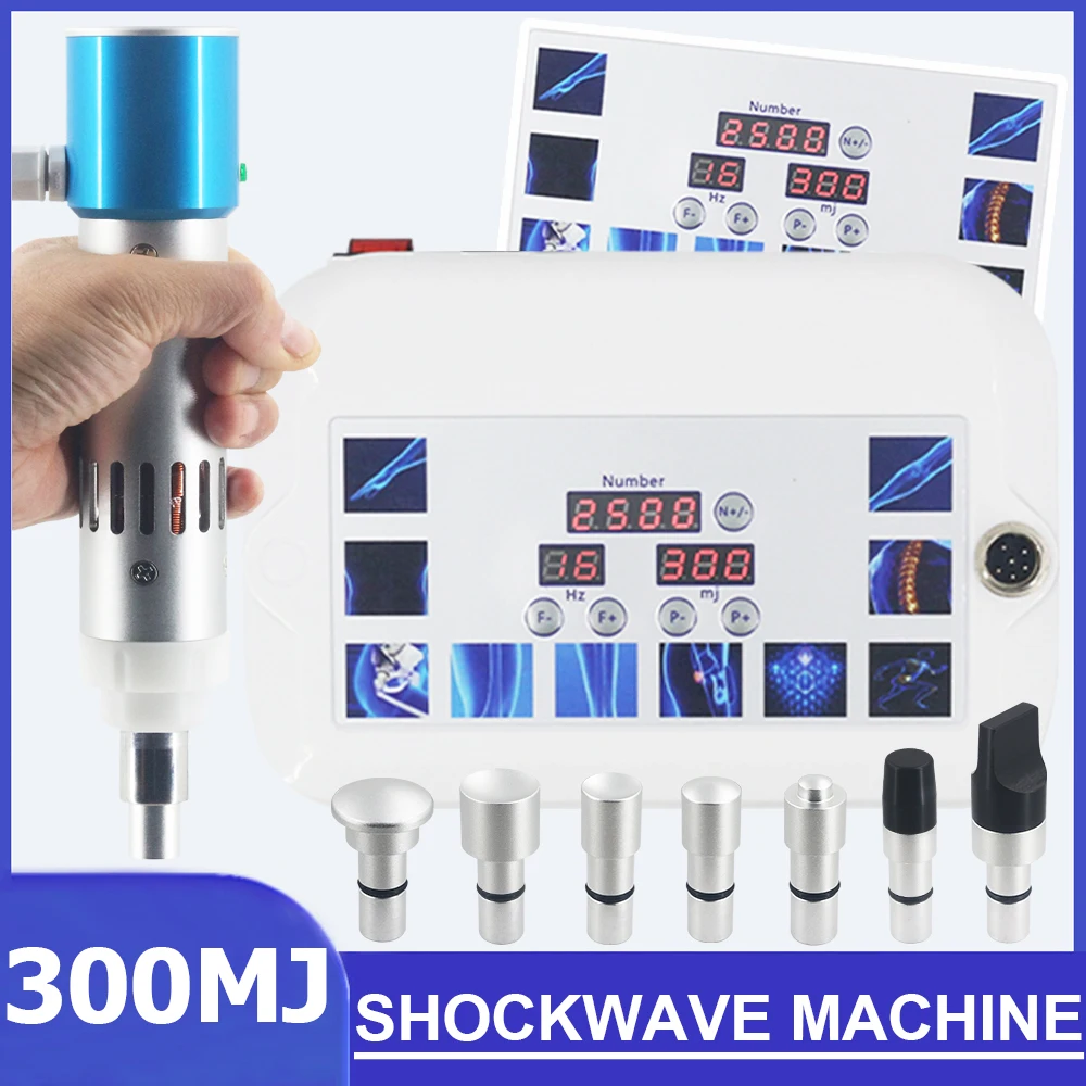 New 300MJ Shockwave Therapy Machine For Effective ED Treatment And Relieve Ankle Pain Massage Professional Shock Wave Massager