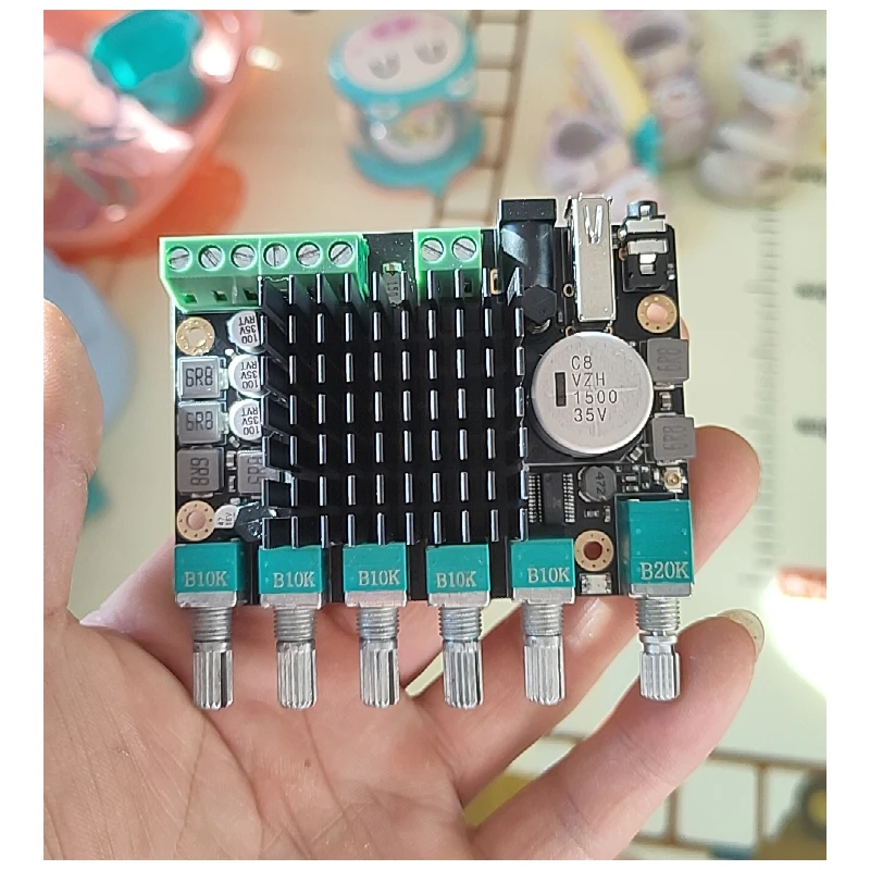 Плата цифрового усилителя Nvarcher TPA3116 2,1, 2*50 Вт + 100 Вт