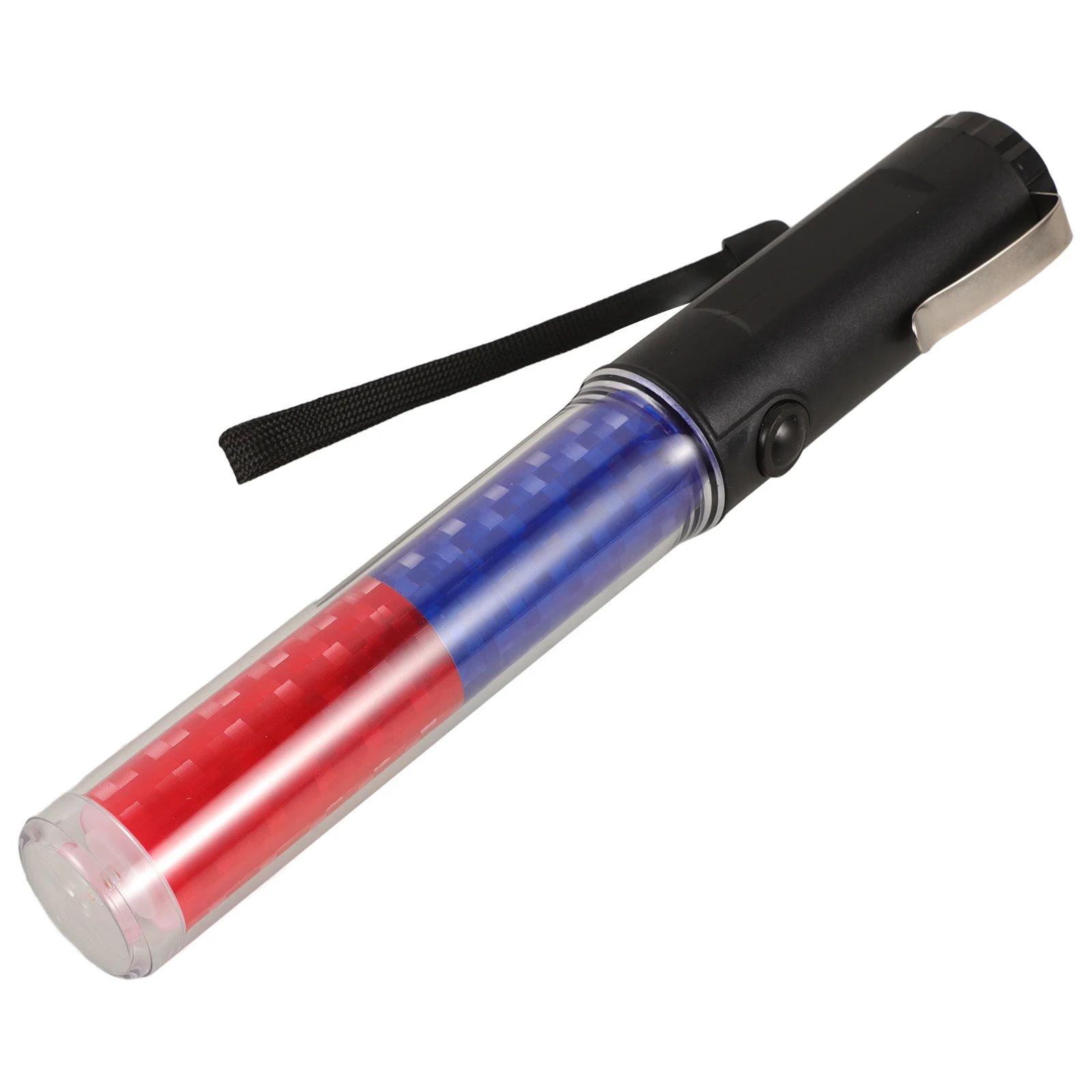 

LED Traffic 26CM Red Blue Dual Color Rechargeable Plastic Light Sticks for Party Decor Emergency Glow Stick