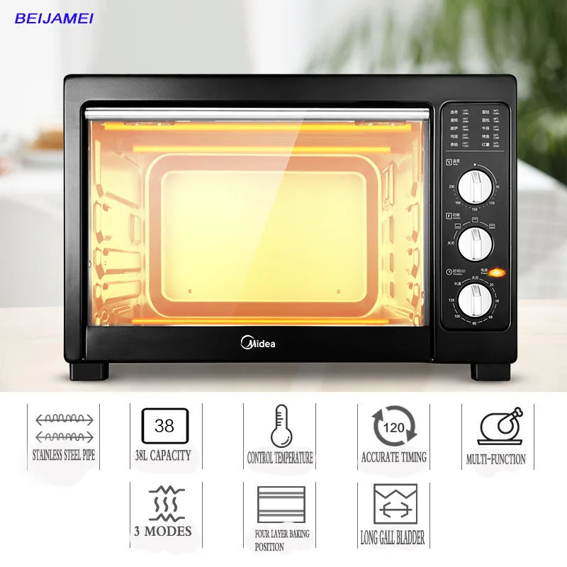 BJM-AA  Electric Baking Oven  Kitchen Multifunctional Small Roaster Low Temperature Fermentation Pizza Toaster Fruit Dried