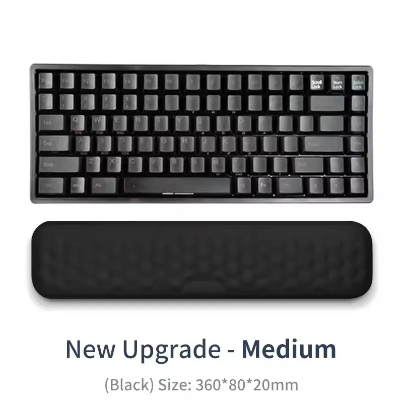 Keyboard and Mouse Wrist Rest Set Comfort Ergonomic Wrist Support for Wrist Pain Relief Computer M Wrist Rest  for Office view 5