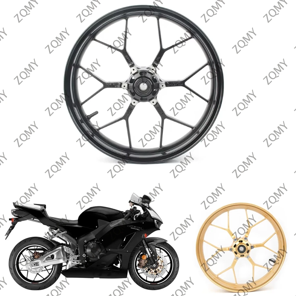 F5 CBR 600 RR Motorcycle Aluminum Front Wheel Rim For Honda CBR600RR 2013 2014 2015 2016 2017 2018 Gold/Black