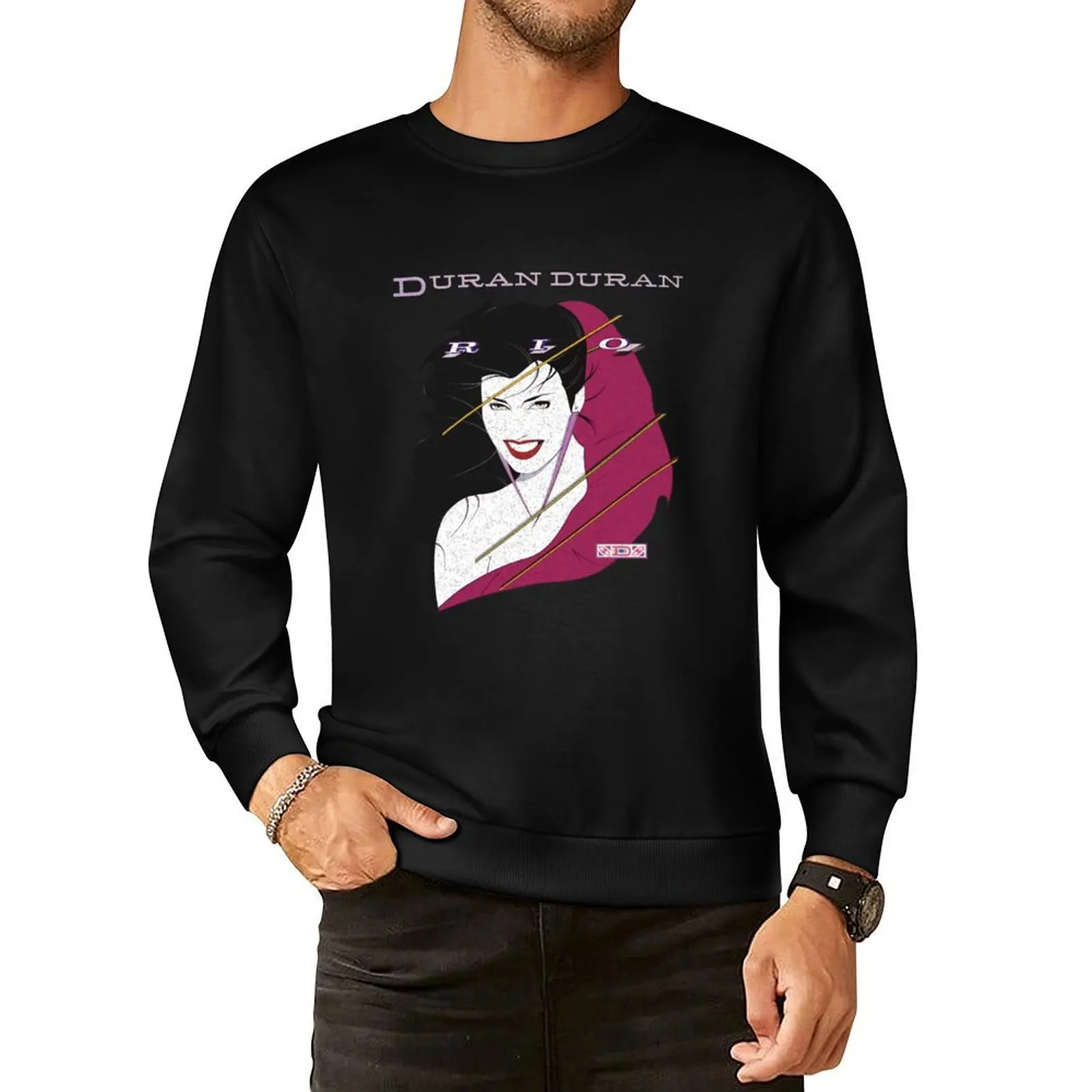 

Duran Duran Rio 1982 Pullover Hoodie men's clothing autumn jacket men oversize sweatshirts