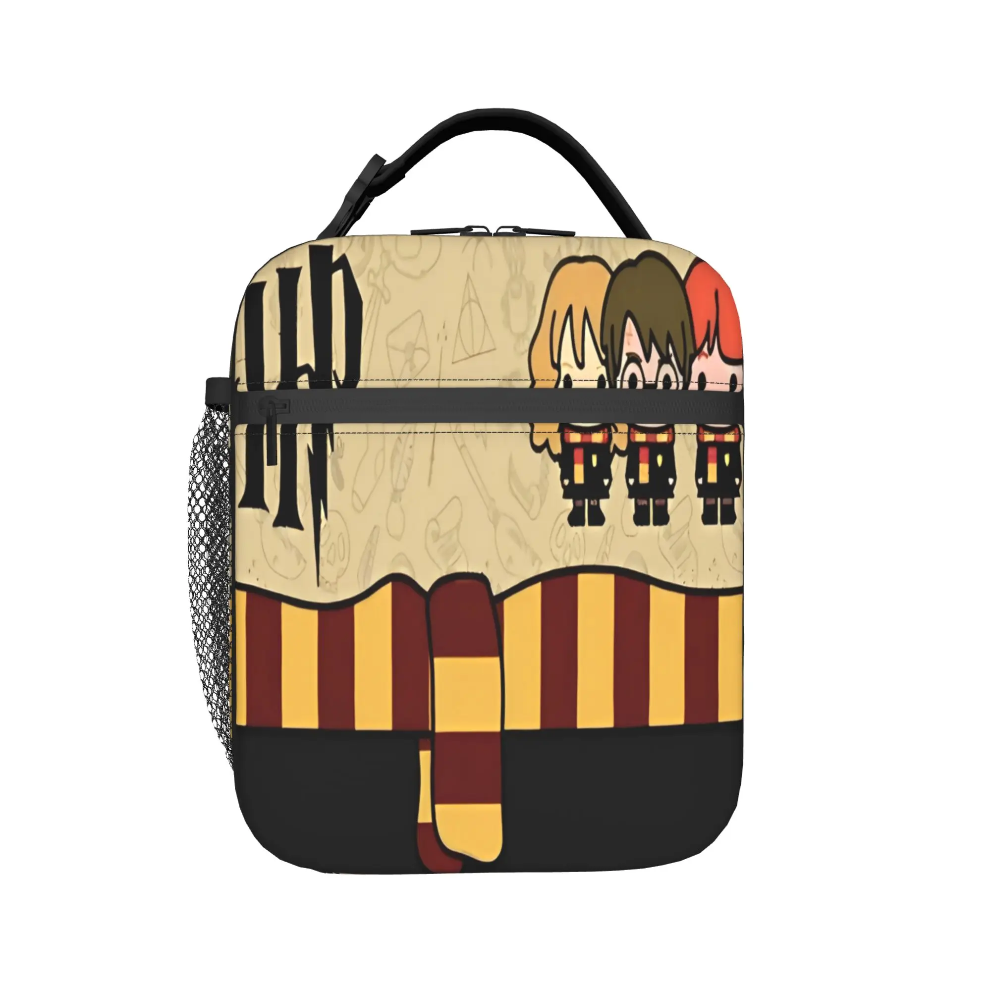 H-HP-P Harrys potters magic Insulated Lunch Bag for Men Women  Food Container Portable Cooler Thermal Bento Box For Work view 2