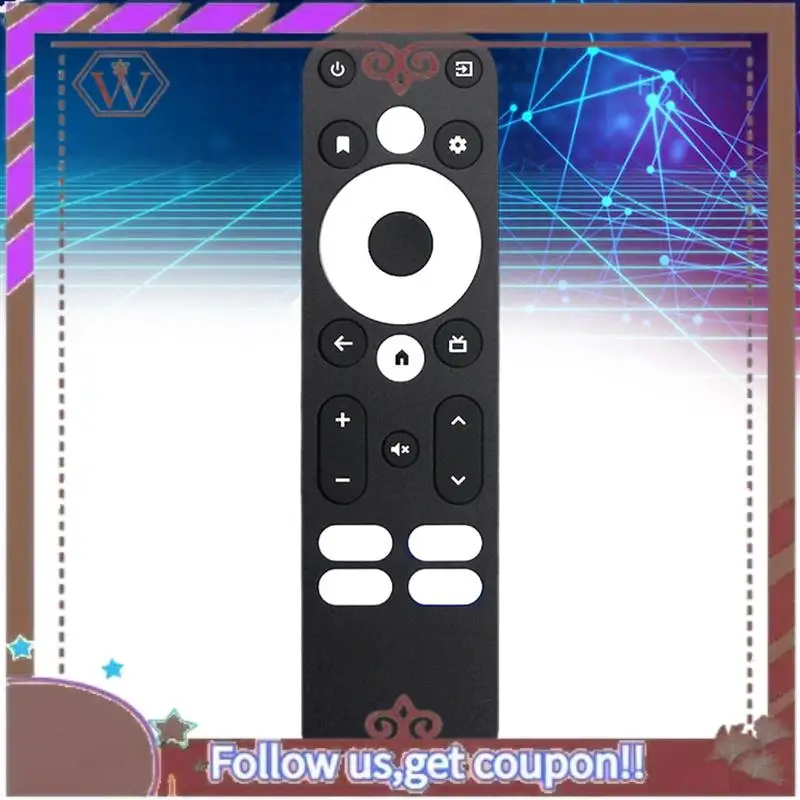 

Latest 4X Replace Voice Remote Control For MECOOL/ONN KM2 Plus Android TV Box For MECOOL KM2,KM2 Plus,KM7 Plus,KD3, KD5