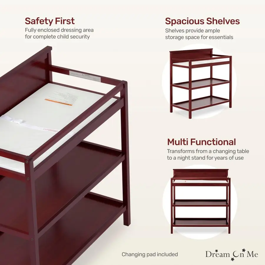 Jax Universal Changing table in Cherry