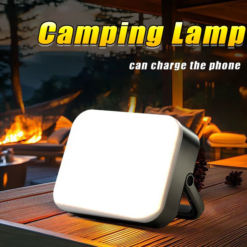 

Multifunctional LED Camping Lamp Rechargeable Magnetic Tent Lights Outdoor Home Portable Waterproof Emergency Lights Power Bank
