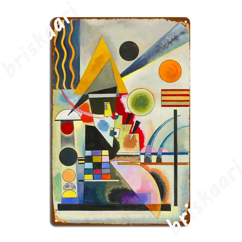 

Kandinsky качающийся плакат, металлическое украшение, живопись, декор для паба, гараж; Клуб жестяные плакаты