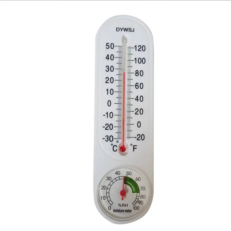 Mit Gewächshaus Landwirtschaft Wandmontiertes Thermometer Luftfeuchtigkeit DY Thermometer Chinesisch und Englisch Luftfeuchtigkeitsthermometer Zuhause