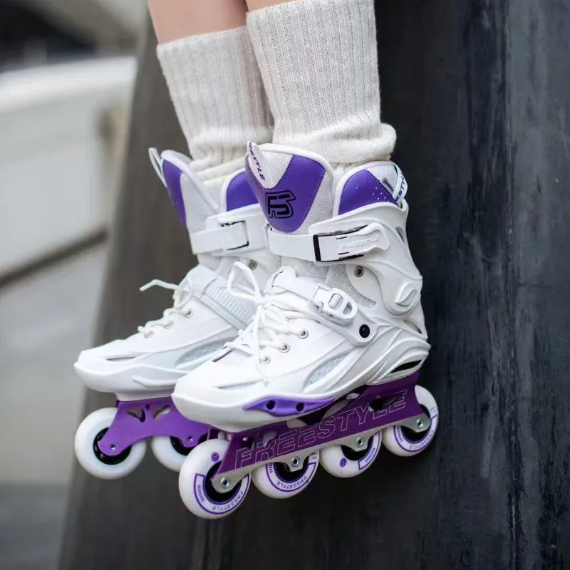 OEM Professional Slalom Inline Roller Skates Adult Fitness Urban Freestyle Aggressive Speed Artistic Hard Shell Boot Aluminum