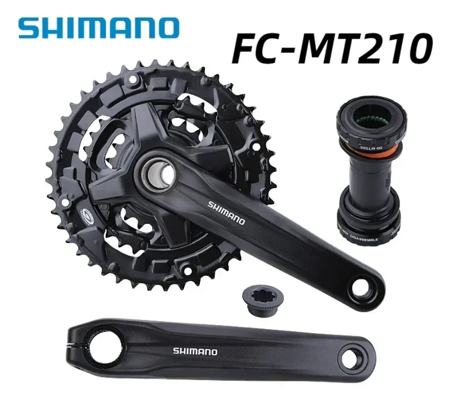 SHIMANO ACERA M3000 3x9 Speed Groupset with FC-MT210-3 CRANKSET and BB-MT501 Bottom Bracket Original part bicycle crank