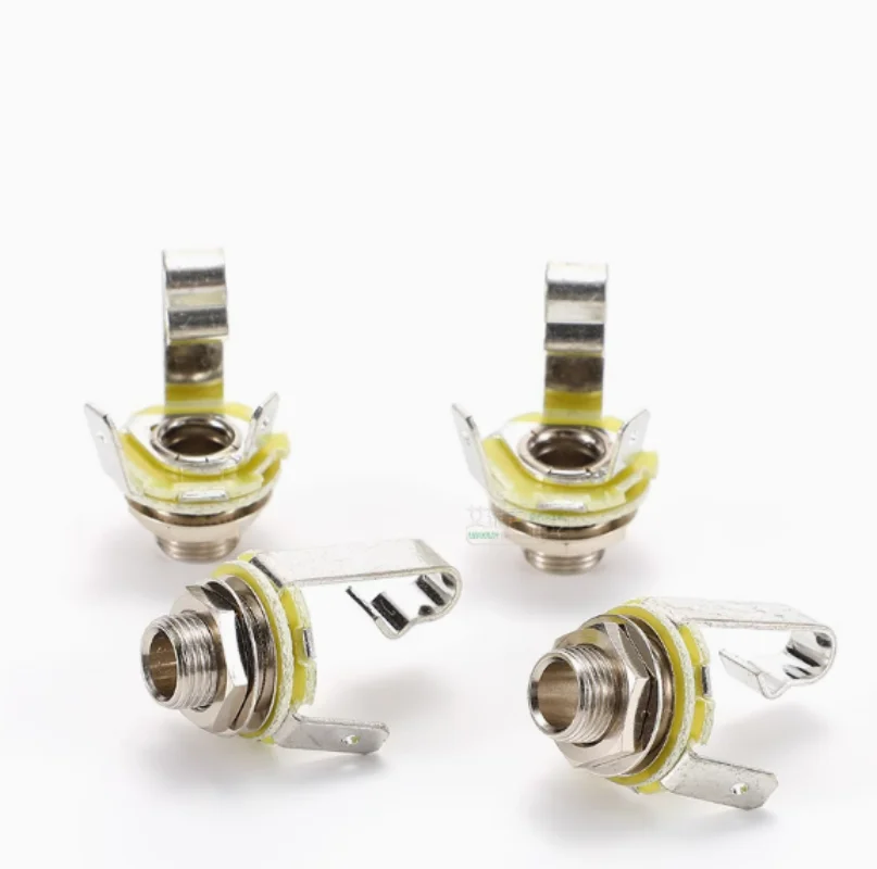 

20pcs Monophonic 6.35mm female head NYS229, two-core audio panel with metal socket.