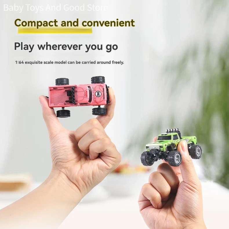 Off Alloy Offroad 4x4 Remote Control Cars Boys Toys Road Cool Drift Mini Auto Rc 1/10 Car Truck Lighting Children Speed Shock