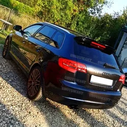Car Rear Roof Spoiler Lip Extension Rear Trunk Spoiler Lip Wing For Audi A3 8P/ 8P FL 2003-2012 Hatchback Rear Wing Car Tuning