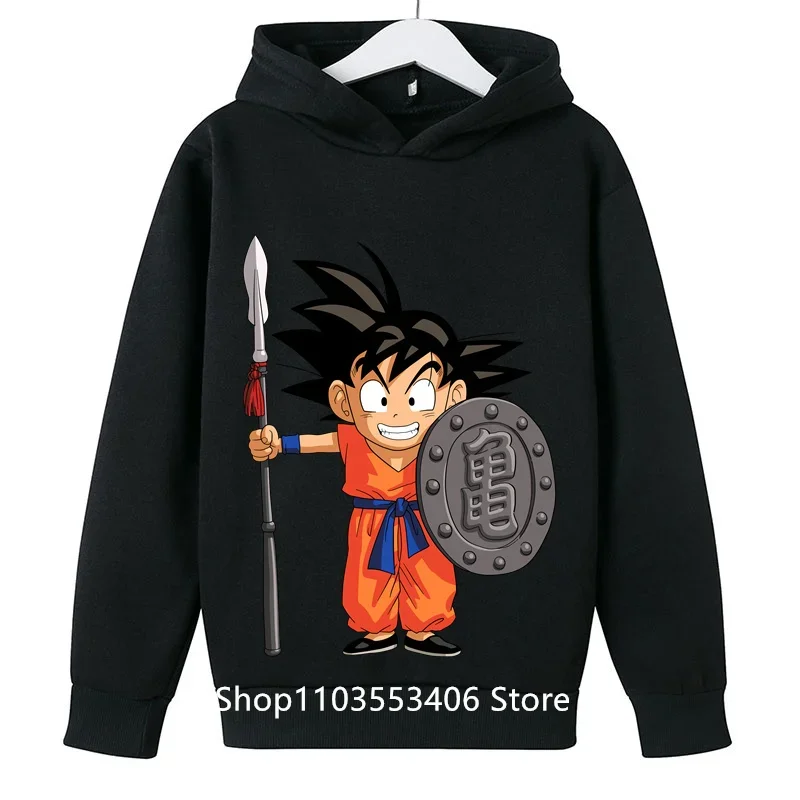 2024 Dragon Ball Hoodie Animation Peripheral Hoodie Long Sleeve Sun Wukong Leisure Clothes Spring and Autumn Men's and Women's