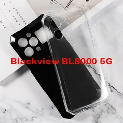 Transparent Phone Case For Blackview BL8000 Case Silicone Soft TPU Black Cover For Blackview BL8000 BL 8000 Bumper Funda Coque