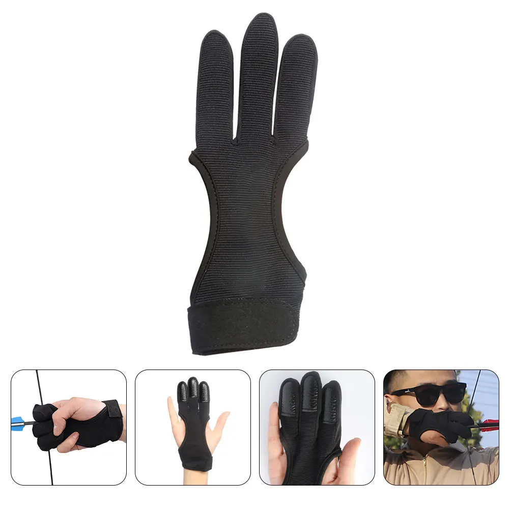 1 قطعة حارس الاصبع قابل للتعديل مقاومة للاهتراء المحمولة للصيد منحني الرياضة في الهواء الطلق والعتاد التبعي