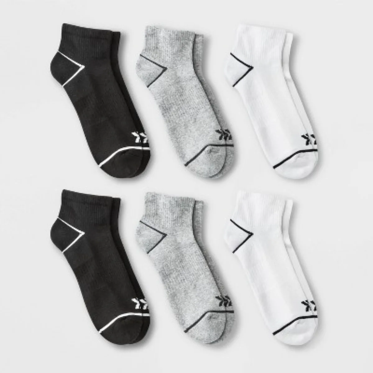 

Men's Active Ankle Socks 6pk ， men ， harajuku ， basketball ， compression socks