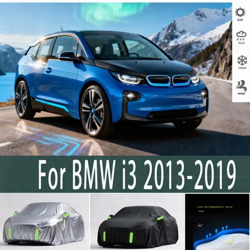 

For BMW i3 2013 2019 2015 Outdoor Protection Waterproof Dustproof Full Sunshade Snow Cover Exterior Car Accessories Car Covers