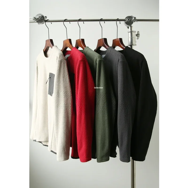 

Высокоэффективный теплый флисовый пуловер с круглым вырезом, мужской и женский, зимний базовый слой, 3D-стереокрой, модный, утепленный.