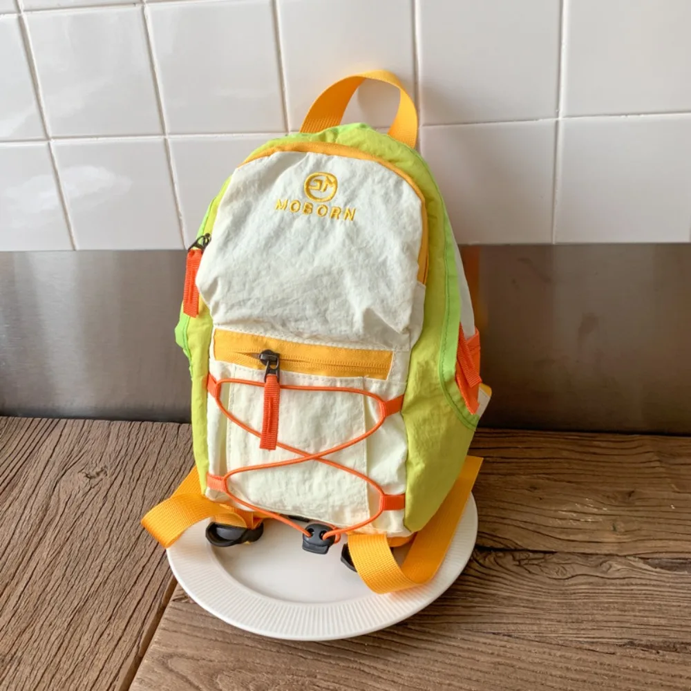 

Korean Style Outdoor Drawstring Backpack Solid Color Sports Travel Nylon Backpack Waterproof Commute Hiking Shoulder Bag Fitness