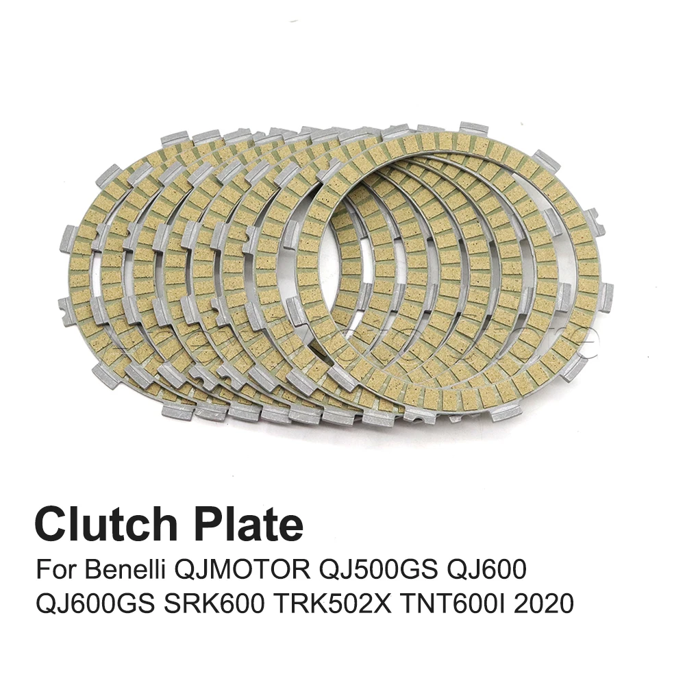 For Benelli TNT600I TRK502X TRK 502X 2020 For QJMOTOR QJ500GS QJ600 QJ600GS SRK600 Motorcycle Clutch Plate Friction Disc Kits