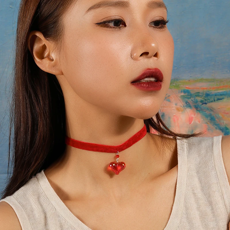 Modische Samtkette für Damen, koreanischer Stil, Schleifen-Choker, Mädchen-Party- und Festivalschmuck, Dekoration – Detail 20