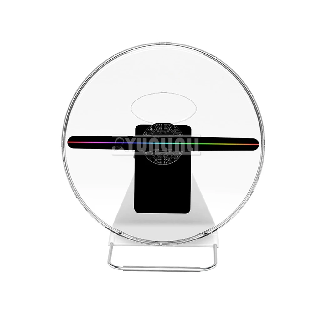 Obrotowy wentylator reklamowy 3D Projekcja holograficzna Komercyjny wyświetlacz pionowy Urządzenie typu „wszystko w jednym” 30 cm do użytku biznesowego