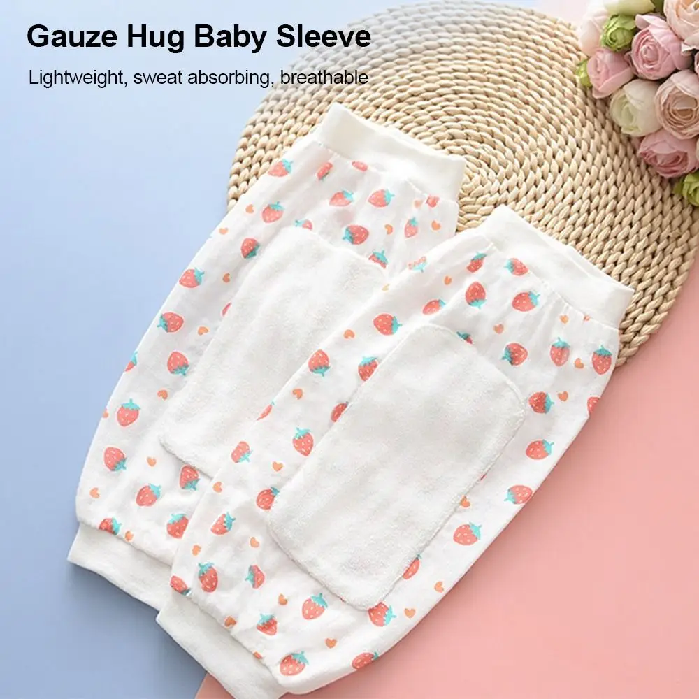 Portable Cotton Gauze Breast Feeding Pillows Breathable Comfortable Nursing Sleeve Pillow Sweat-Absorbent Hugging Sleeve Care