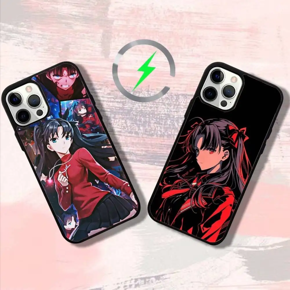 

Anime R-Rin T-Tosakas Phone Case For iPhone 16,15,14,13,12,11,Pro,Max,Plus,Mini,SE4,E Magnetic Magsafe Wireless Charging