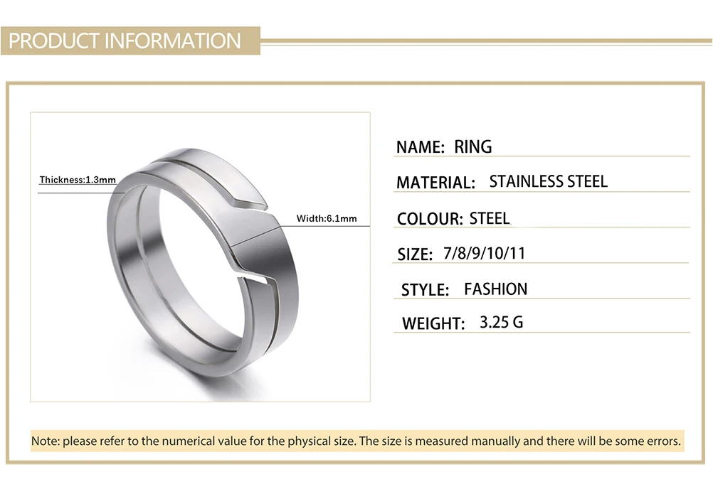 Skyrim Edelstahl Ring für Männer Frauen Paar lässige Fingerringe Mode einfachen Schmuck Verlobung Jubiläums geschenk neu – Detail 5