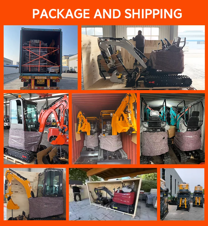 Minibagger / Mikrobagger / Mini-Pelle, 1,8 Tonnen 1800 kg kleiner Raupenbagger, Diesel, weltweit lieferbar – Detail 10