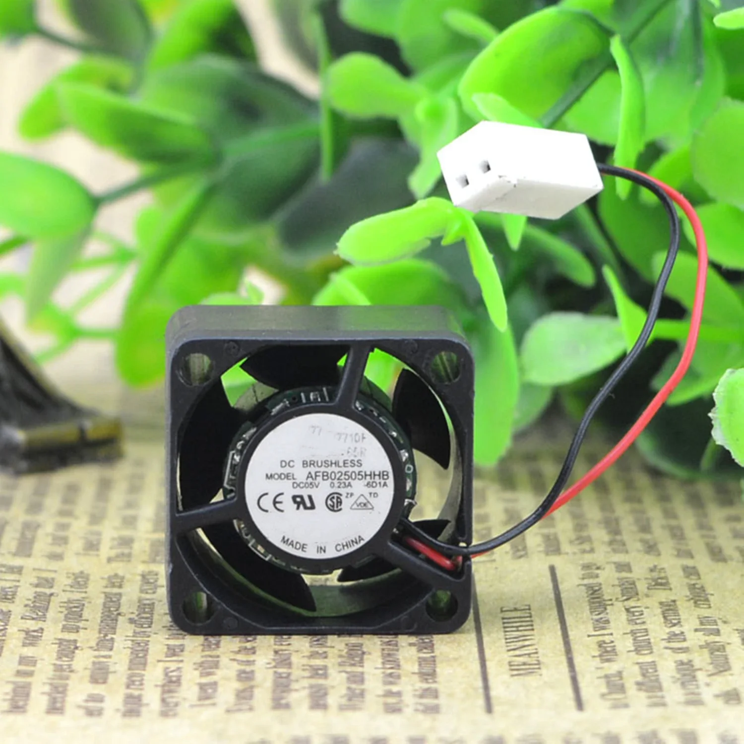 

New AFB02505HHB DC 5V 0.23A 2.5CM 2510 25X25X10MM 2-Wire Cooling Fan