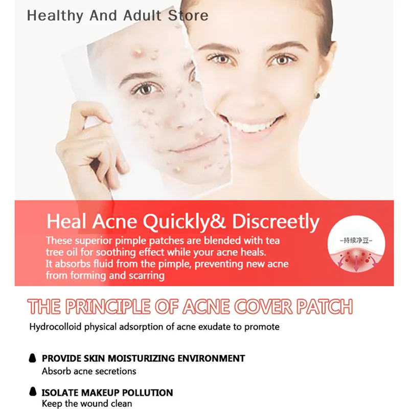 200 teile/satz Gemischte Farbe Cartoon Akne Aufkleber Sternförmige Herzförmige Kreisförmige Aufkleber Hautpflege Und Gesichts Make-Up Werkzeuge